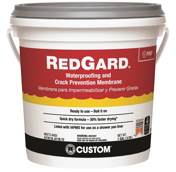 Custom Building Products LQWAF1-2 Waterproof Membrane Crack Prevention Liquid Red