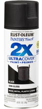334097 12 Oz Black Semi Gloss Spray Paint