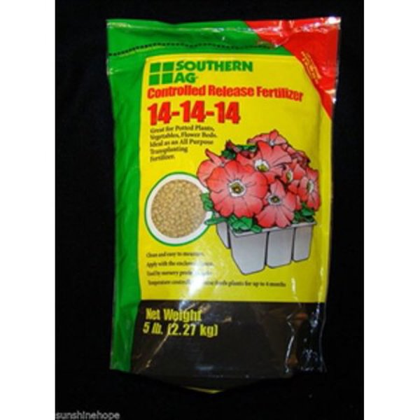 Southern Ag 02715 Controlled Release Fertilizer 5 Lb 14-14-14