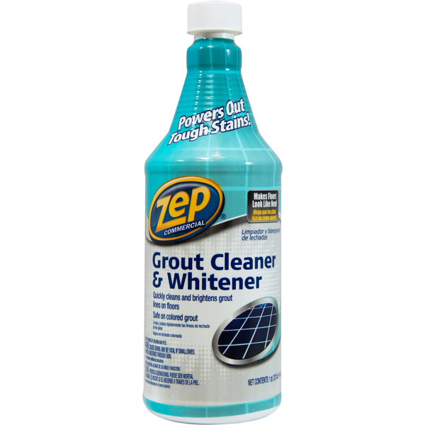 ZEP COMMERCIAL PRODUCTS ZU104632 Grout Cleaner 1 Qt Liquid Light Yellow Whitener Bottle Sassafras