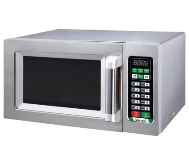 Spectrum Equipment EMW-1000ST Commercial Microwave 1000 Watts Stainless Steel Touch Control