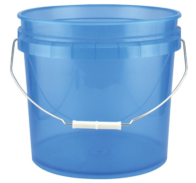 LEAKTITE 31448 Translucent Paint Pail 3.5 Gal Assorted Colours Plastic Solvent Resistant