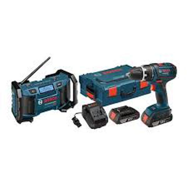 BOSCH DDS181-02LPB Cordless Lithium-Ion Drill with Radio