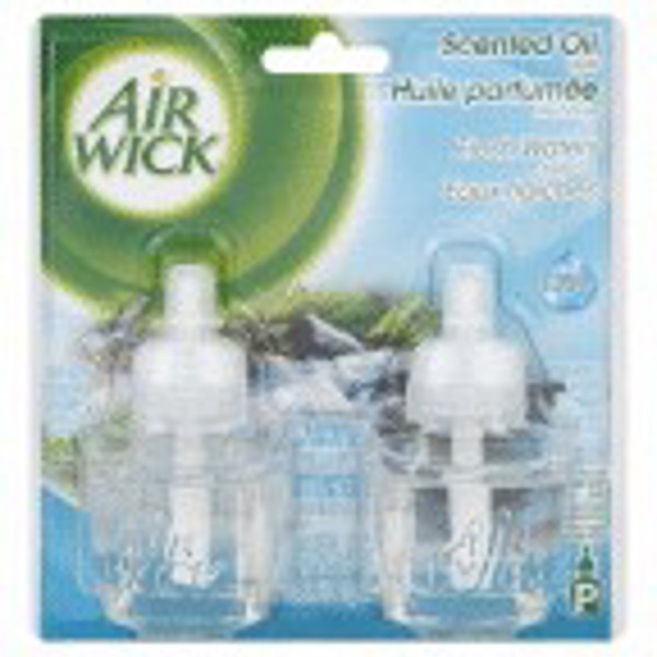 Air Wick CELD79717 Essential Oil 1.34 Oz Fresh Water Scent Twin Refill