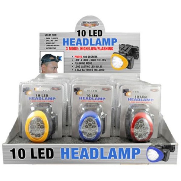 SHAWSHANK LEDZ INC. PA0129/702101 Headlamp 10 LED