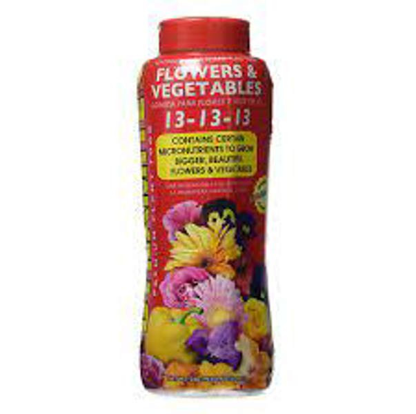 Sun Bulb Company 82080 Flower and Vegetable Fertilizer 1 Lb 13-13-13