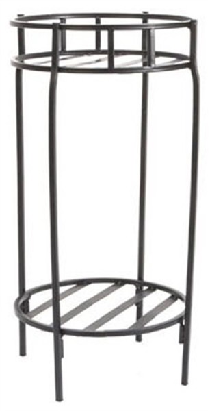 Panacea Products 86620 Plant Stand Double 20.5 Inch Black Contemporary Steel
