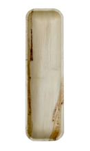 210APA329 Rectangular Palm Leaf Platter 12.8X3.5