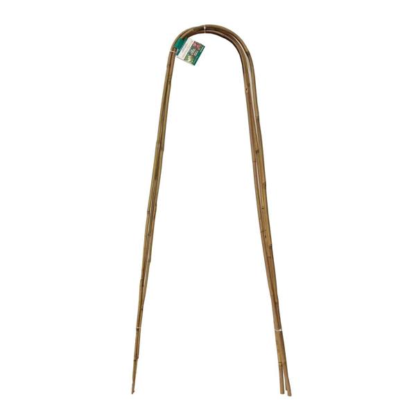 Panacea Products 89946 Bamboo U Stake Plant Support 4 Ft 3 Pieces
