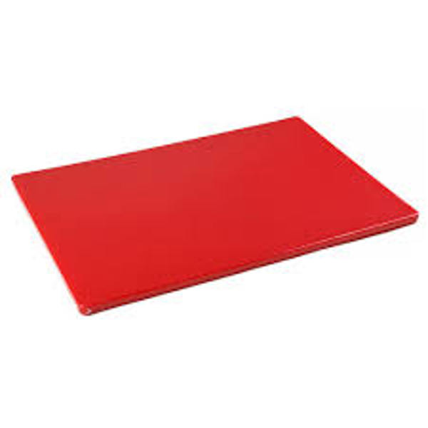 Browne Foodservice 57361805 Red Cutting Board 18 In x 24 In x 1/2 In Medium-Density