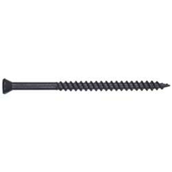 Hillman Group 47314 Square Drive Trim Screws 6X2-1/4 Sharp Point Black Phosphate