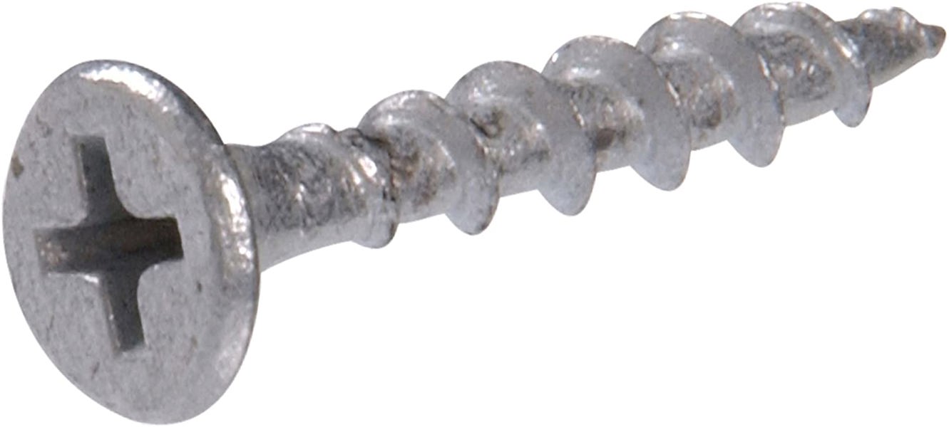Hillman Group 47687 Galvanized Deck Screw #6 1-5/8 In Phillips Head Coarse Thread