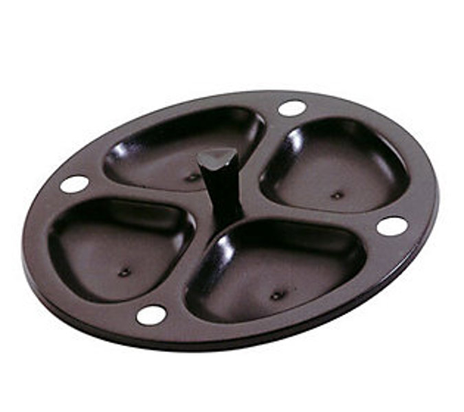 10-12" Northland Aluminum Products 05830 Non-Stick Egg Poacher Fit 10-12 In Skillet