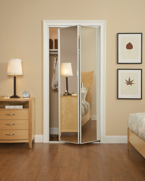 CW Ohio MRBF3068 Mirror Bifold Door White