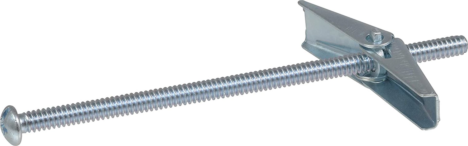 Hillman Group 370039 Round Head Toggle Bolt 1/8 In x 2 In Steel and Zinc