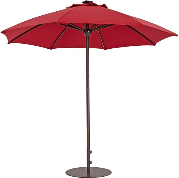 Treasure Garden UM9200-4803 Tilt Umbrella Red Fabric
