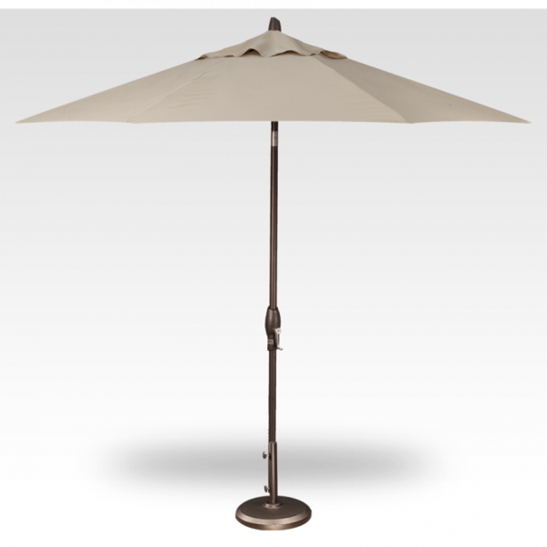 Treasure Garden UM9200-4822 9 Ft Tilt Umbrella Khaki Fabric