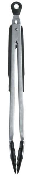OXO INTERNATIONAL 1054628 Nylon Head Tongs 12 In Stainless Steel