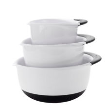 1066421 Mixing Bowl Set 3Pc With Black Handles