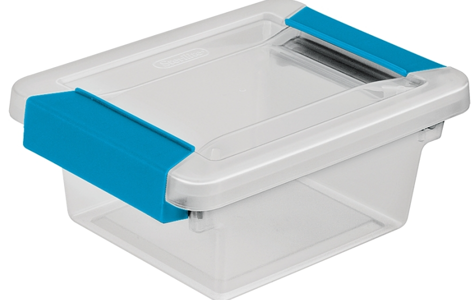 Sterilite 19698606 Mini Box Clip Clear