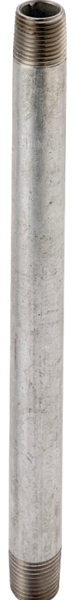 B&K Industries 567-240HC Galvanized Pipe Nipple 1-1/2 In x 2 In