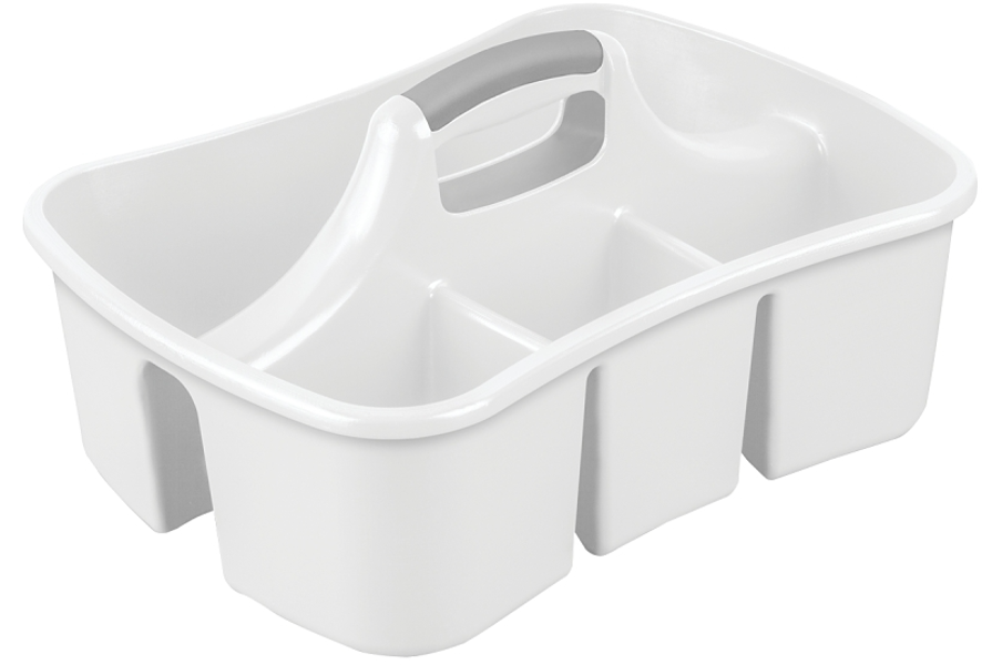Sterilite 15888006 Large Ultra Plastic Storage Caddy White