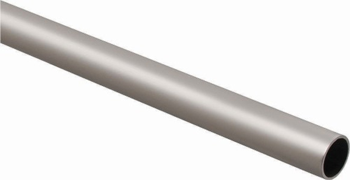 National Hardware S822 Rod Closet 8 Feet Nickel Finish Durable Steel