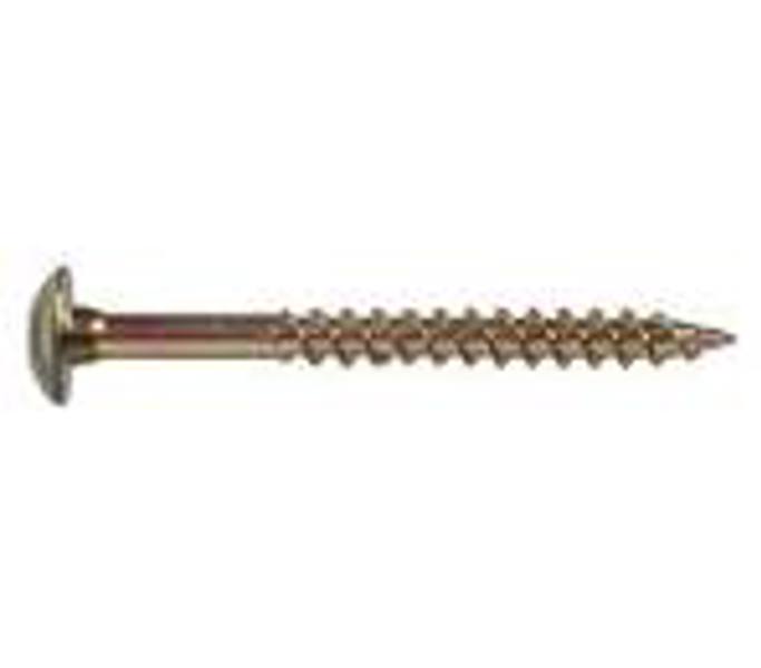 Hillman Group 48647 Cabinet Screw #8 Star Drive 1-3/4 In Zinc and Yellow Dichromate 1 Lb Yellow