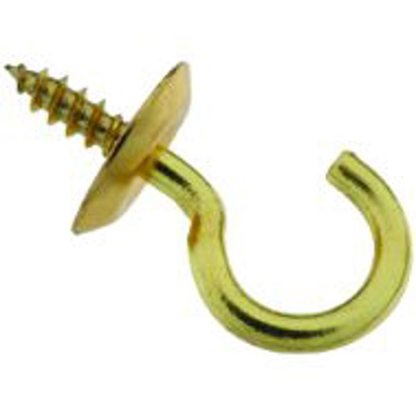 National Hardware N200-3031 Brass Solid Cup Hook Brass