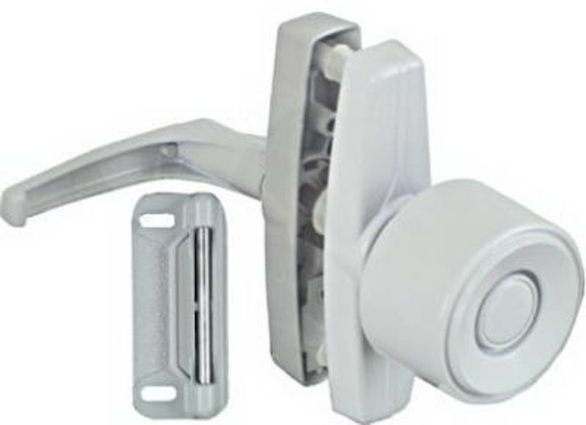 National Hardware N212-993 Door Knob Latch White Zinc 5/8 To 1 3/8 In Thick Door White