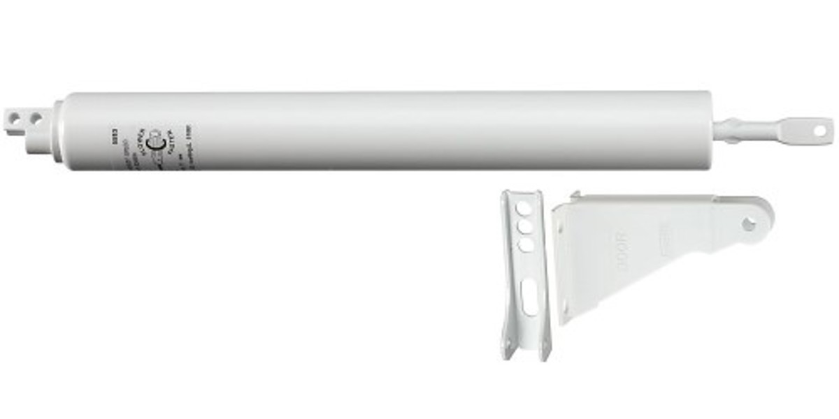 National Hardware V1337 Posi Glid Closer White Durable Construction Easy Installation
