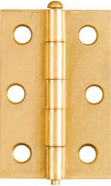 National Hardware N141-960 Narrow Hinge 2-1/2 In Steel Brass