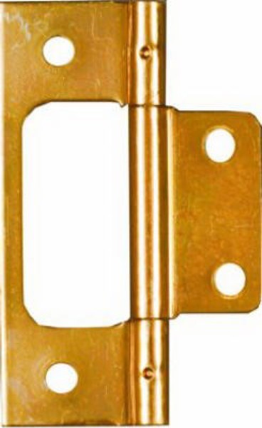National Hardware N146-951 Removable Pin Brass Bifold Door Hinge Surface Mounting 25 Lb Capacity Brass