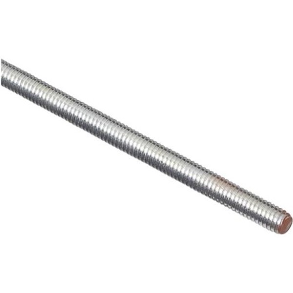 National Hardware N179-598 Threaded Rod 5/16-18x72 In A Grade Steel Zinc