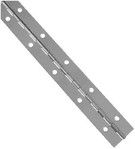 National Hardware N266-932 Continuous Hinge 1-1/2 In x 12 In Stainless Steel
