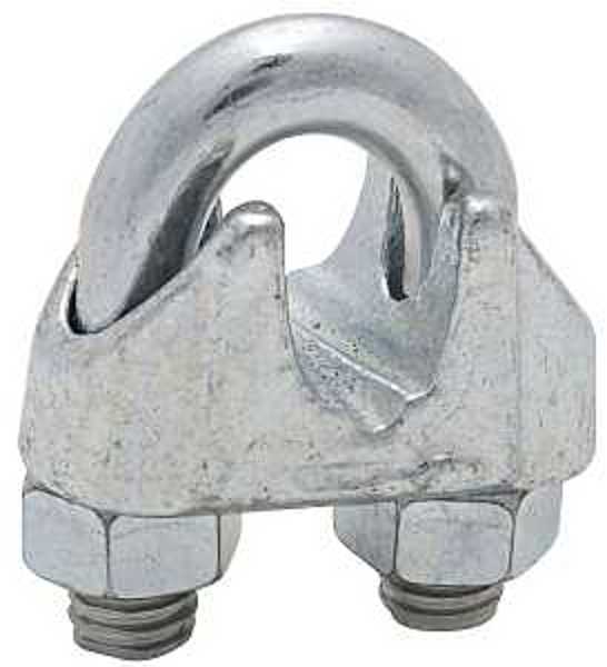 National Hardware N248-310 Wire Cable Clamp 3/8 In Malleable Iron Zinc