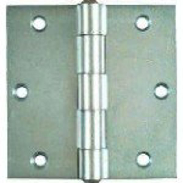 National Hardware N261-651 Utility Hinge 3.5 In Frame Leaf Cold Roller Steel Zinc