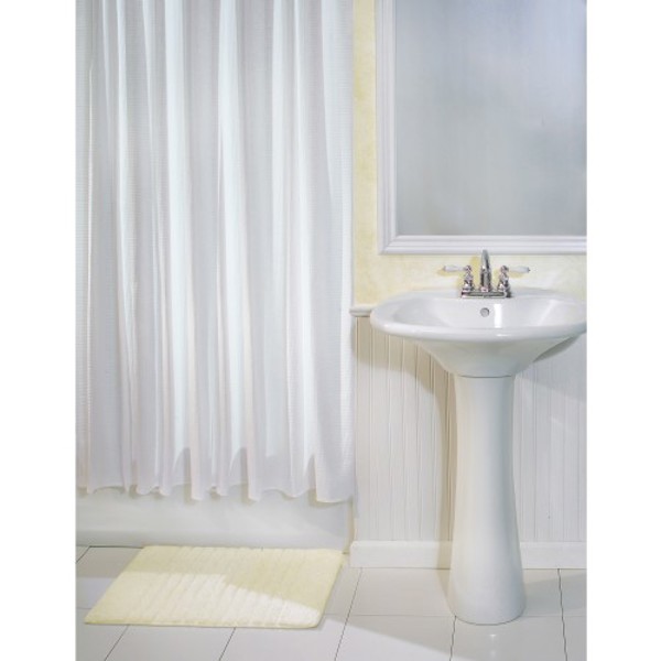 InterDesign 20580 York Shower Curtain White