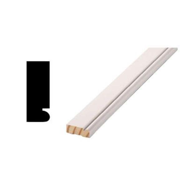 CSI WM 176 Brick Molding 1-5/8 In X 7 In PVC Sold Per Length