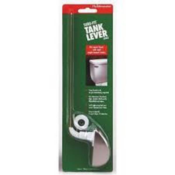 Fluidmaster Inc 686 Toilet Flush Lever Metal Arm Platinum Sure-Fit