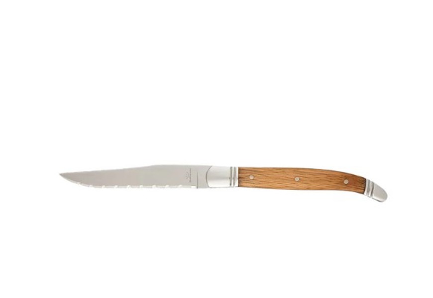 Palate and Plate MW-1014 Serrated Steak Knife 9 In Wood