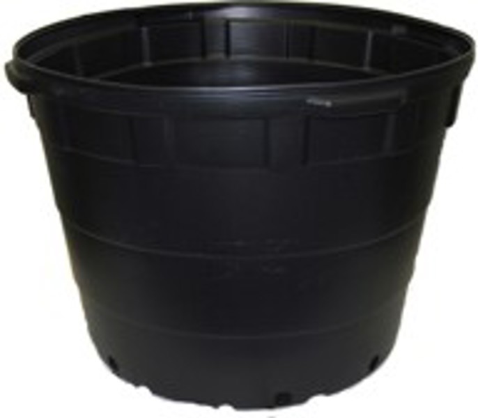 Diamond R Fertilizer Co. Inc DIAR X9015 Black Plastic Pot 25 Gal Capacity