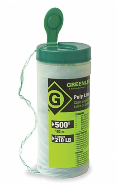 Greenlee Textron 430-500 Poly Twine 500 Lb Working Load Spiral Wrap