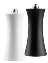 10925 1.5 Oz Black and White Salt and Pepper Shaker