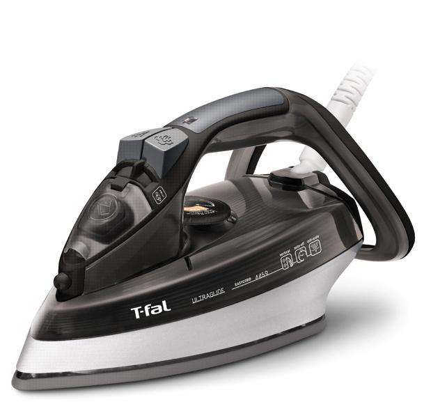 T-FAL CORPORATION FV4495U0 Steam Iron Silver 3-Way Auto Off EasyCord System Ceramic Soleplate