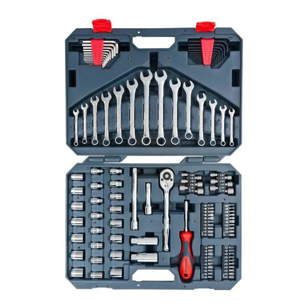 Crescent CTK128C Mechanic Tool Set 128 Piece 3/8 Inch Drive 12 Point SAE and Metric