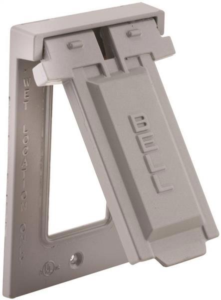 HUBBELL ELECTRICAL PRODUCTS 5103-5 Weatherproof Device Mount 1 Gang Metallic Gray