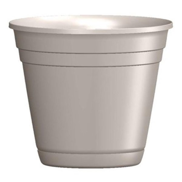 Southern Patio RR1212OT Planter and Saucer 12 In Plastic Sand