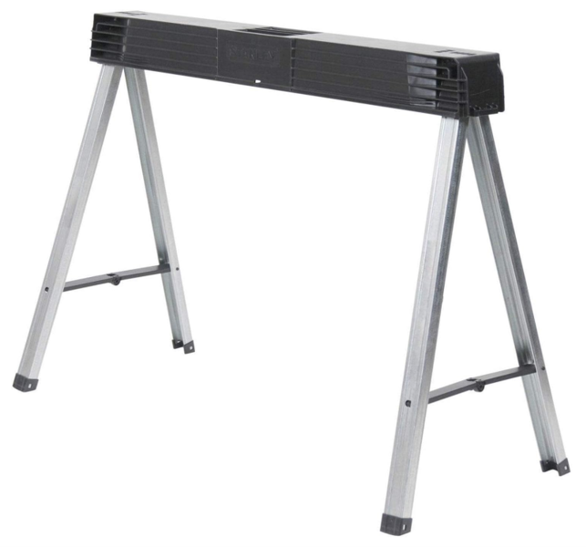 STANLEY TOOLS STST11151 Single Fold Up Sawhorse 750 Lb Capacity 4x5x40 Gray