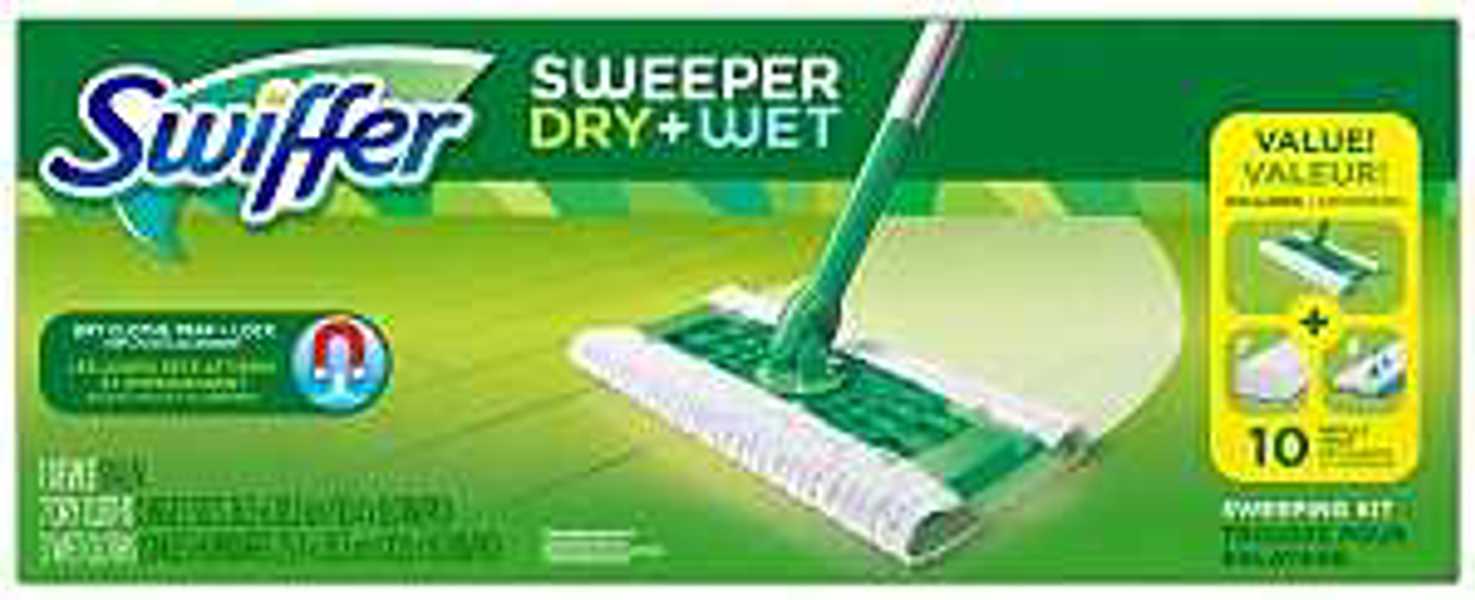 Swiffer 16516 Sweeper Starter Kit for Dry and Wet Surface